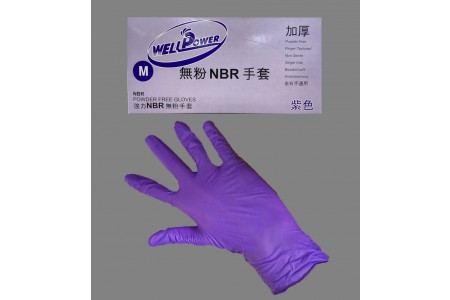 960D-NBR手套9"紫-加厚-6.2g